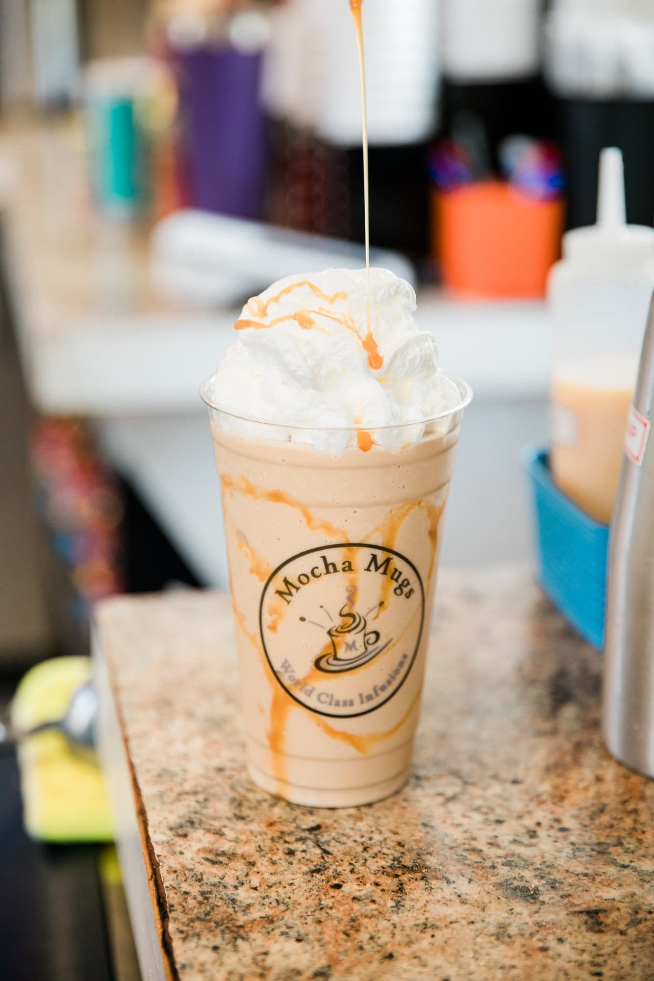 Caramel drizzle