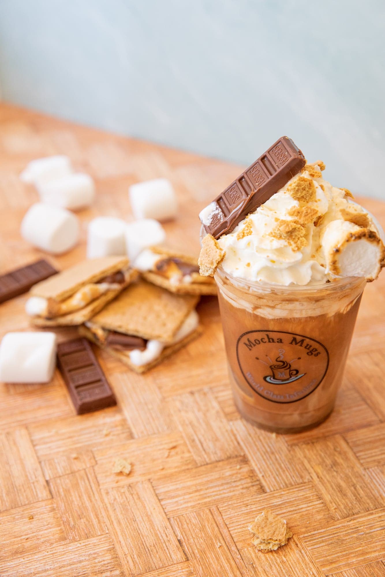 Caramel s'mores cold brew