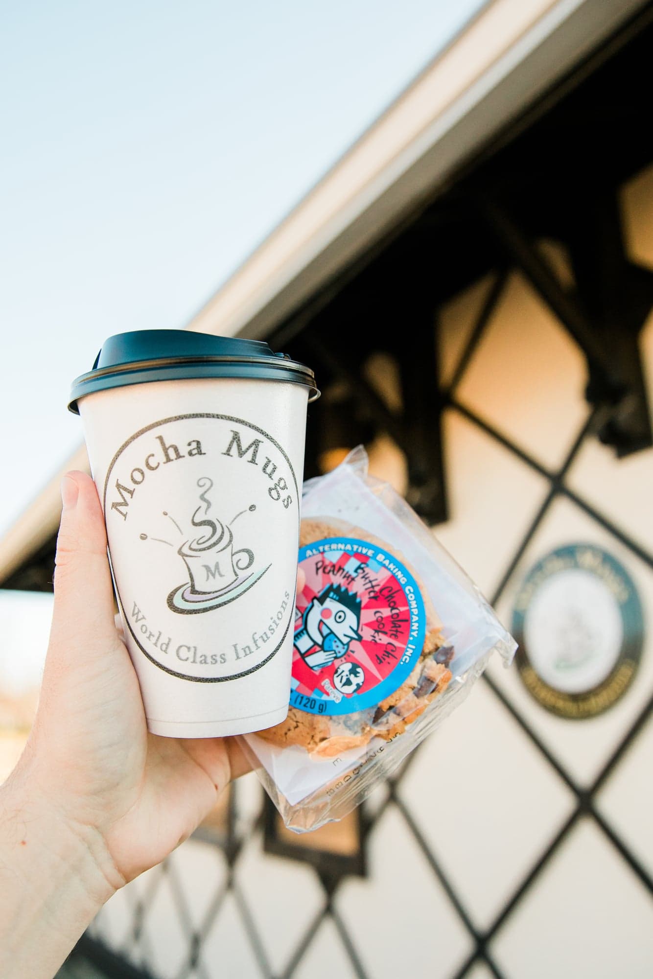 Cup with cookie