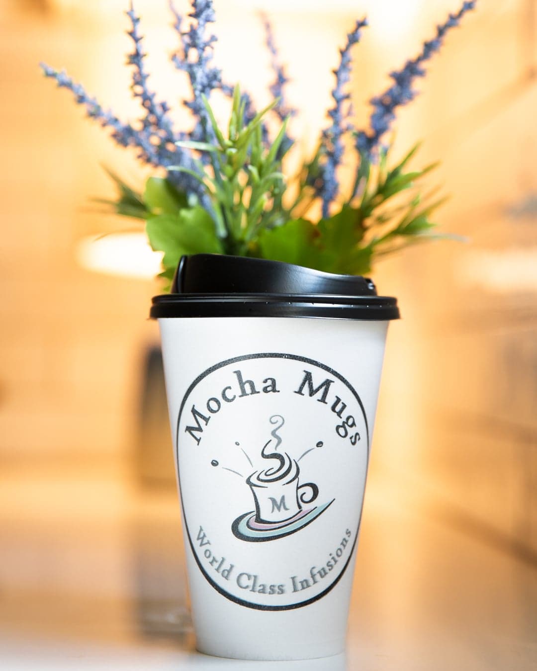 Lavender latte